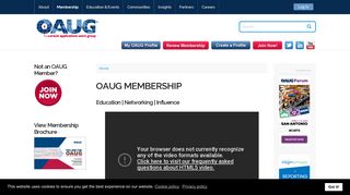 Oracle Applications Users Group - Membership