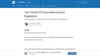 An OAuth 2.0 introduction for beginners – ITNEXT