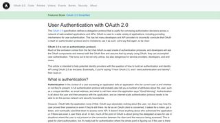 End User Authentication with OAuth 2.0 — OAuth
