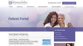 Patient Portal - Genesee Valley OB/GYN