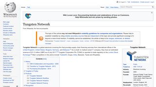 Tungsten Network - Wikipedia