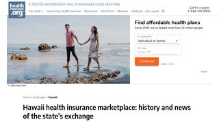 Hawaii health insurance marketplace: history and news of the state's ...