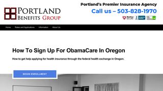 How To Sign Up For Obamacare In Oregon - Portland Benefits Group