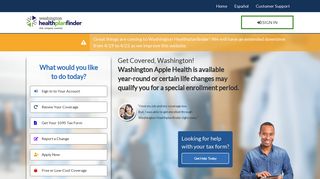 Washington Healthplanfinder: Home