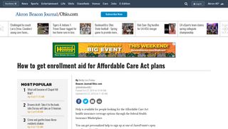 How to get enrollment aid for Affordable Care Act plans