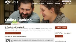 O Bee Credit Union - Online Banking