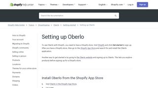 Setting up Oberlo · Shopify Help Center