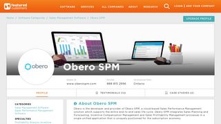 14 Customer Reviews & Customer References of Obero SPM ...