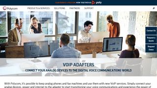 VoIP Adapters – Analog Telephone & Fax to Digital ATA | Polycom