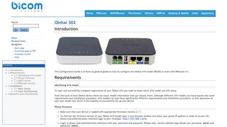 Obihai 302 - Bicom Systems Wiki