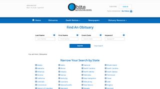 Find An Obituary | ObitsArchive