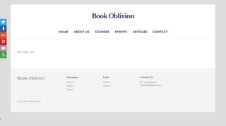 Login - Book Oblivion