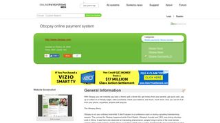 Online Payment Systems : Obopay full description