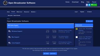 Forum - Open Broadcaster Software