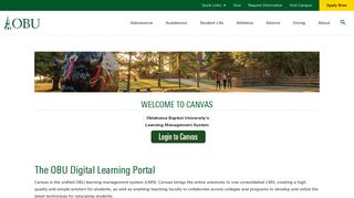 The OBU Digital Learning Portal | Oklahoma Baptist University
