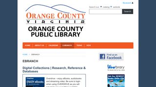 Orange County Public Library - eBranch