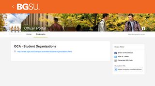 OCA - Student Organizations | Officer Portal - OrgSync