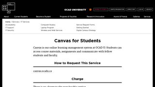 Canvas for Students - OCAD University