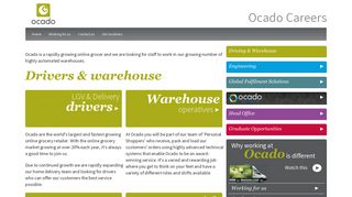 Drivers & Warehouse – Ocado Careers