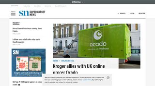 Kroger allies with UK online grocer Ocado | Supermarket News