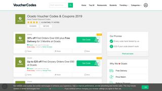 Ocado Voucher Code | £25 Off Code | February 2019 - Voucher Codes