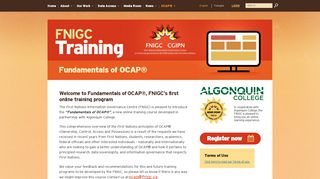 Fundamentals of OCAP® | FNIGC