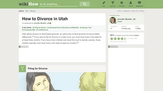 How to Divorce in Utah: 15 Steps (with Pictures) - wikiHow