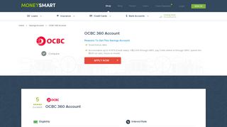 OCBC Savings Account - OCBC 360 Account | MoneySmart.sg