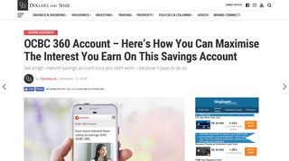 OCBC 360 Account – Here's How You Can Maximise The Interest You ...