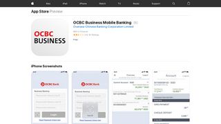 OCBC Business Mobile Banking on the App Store - iTunes - Apple