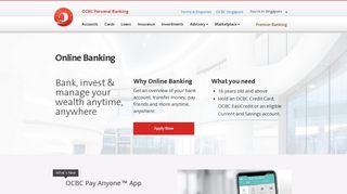 Online Banking - OCBC Singapore - OCBC Bank