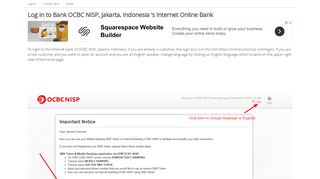 Log in to Bank OCBC NISP, Jakarta, Indonesia 's Internet Online Bank ...
