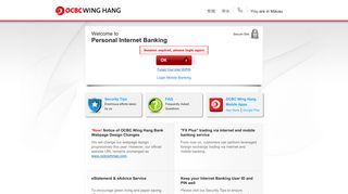 OCBC Wing Hang Personal eBanking