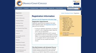 Registration Information - Orange Coast College