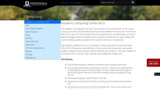 Guide to WebAdvisor - Computing - Onondaga Community ... - OCC