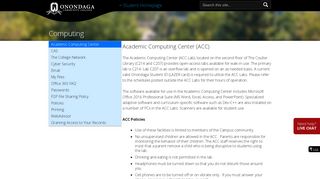 Guide to WebAdvisor - Computing - Onondaga Community ... - OCC