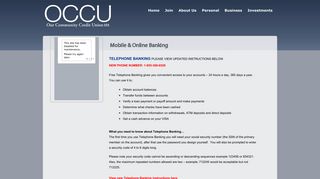 Mobile & Online Banking :: Our Community Credit Union