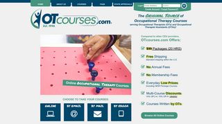 Occupational Therapy Courses Online - Continuing Education Home ...