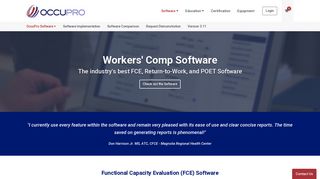 Return-to-Work / Workers' Compensation Software | OccuPro