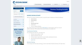 Checking Accounts - Ocean Bank