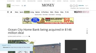Ocean City Home Bank being acquired in $146 million deal | Money ...