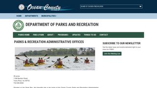 Department of Parks and Recreation - Ocean County Parks | Ocean ...