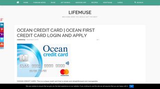 ocean credit card | ocean first credit card login and apply - LifeMuse