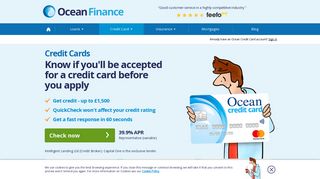 Credit Cards | Credit Card Offer UK | Get a Credit ... - Ocean Finance
