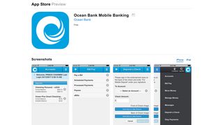 Ocean Bank Mobile Banking on the App Store - iTunes - Apple