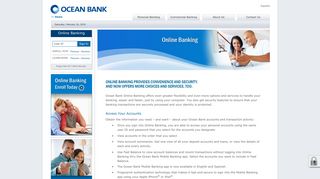 Free Online Banking - Ocean Bank