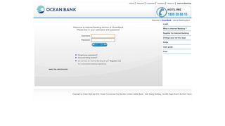 Login - Ocean Bank IB