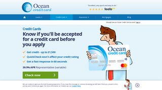 Credit Cards | Credit Card Offer UK | Get a Credit Card Online | Ocean ...