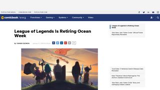 League of Legends Is Retiring Ocean Week - ComicBook.com