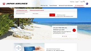 JAL Mileage Bank(Asia ·Oceania Region) - JAPAN AIRLINES